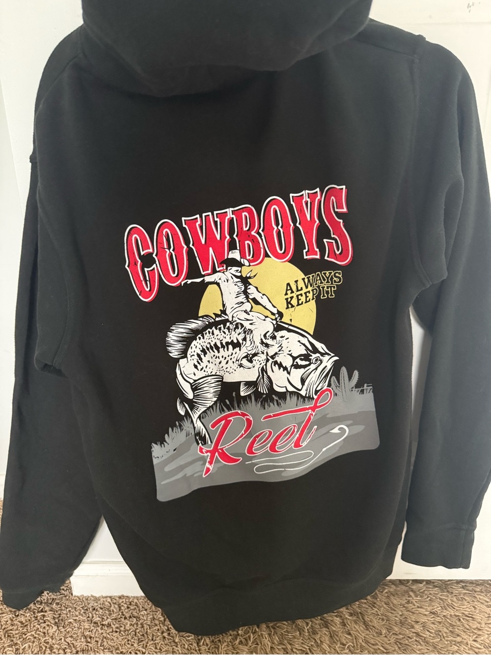 Cowboys keep it reel BassPro Hoodie